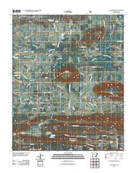 Caulksville Arkansas Historical topographic map, 1:24000 scale, 7.5 X 7.5 Minute, Year 2011