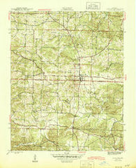Cave City Arkansas Historical topographic map, 1:31680 scale, 7.5 X 7.5 Minute, Year 1943