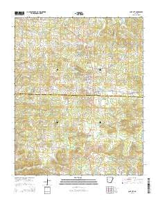 Cave City Arkansas Current topographic map, 1:24000 scale, 7.5 X 7.5 Minute, Year 2014