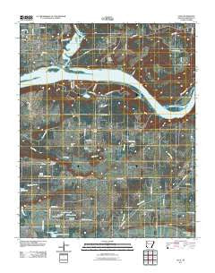 Cecil Arkansas Historical topographic map, 1:24000 scale, 7.5 X 7.5 Minute, Year 2011
