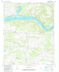 Cecil Arkansas Historical topographic map, 1:24000 scale, 7.5 X 7.5 Minute, Year 1993