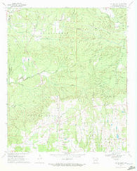 Center Point Arkansas Historical topographic map, 1:24000 scale, 7.5 X 7.5 Minute, Year 1970