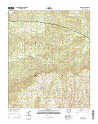 Center Point Arkansas Current topographic map, 1:24000 scale, 7.5 X 7.5 Minute, Year 2014