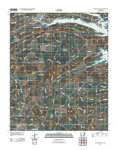 Center Point NE Arkansas Historical topographic map, 1:24000 scale, 7.5 X 7.5 Minute, Year 2011