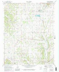 Centerton Arkansas Historical topographic map, 1:24000 scale, 7.5 X 7.5 Minute, Year 1971