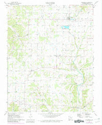 Centerton Arkansas Historical topographic map, 1:24000 scale, 7.5 X 7.5 Minute, Year 1971