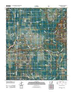 Cerrogordo Arkansas Historical topographic map, 1:24000 scale, 7.5 X 7.5 Minute, Year 2011