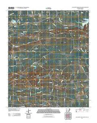 Chalybeate Mountain East Arkansas Historical topographic map, 1:24000 scale, 7.5 X 7.5 Minute, Year 2011