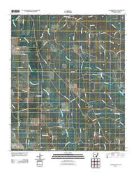 Chambersville Arkansas Historical topographic map, 1:24000 scale, 7.5 X 7.5 Minute, Year 2011