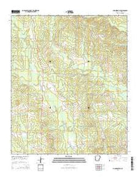 Chambersville Arkansas Current topographic map, 1:24000 scale, 7.5 X 7.5 Minute, Year 2014