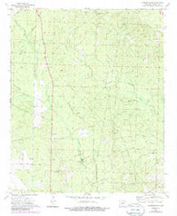 Chambersville Arkansas Historical topographic map, 1:24000 scale, 7.5 X 7.5 Minute, Year 1973