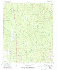 Chambersville Arkansas Historical topographic map, 1:24000 scale, 7.5 X 7.5 Minute, Year 1973