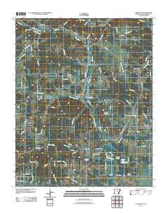 Charlotte Arkansas Historical topographic map, 1:24000 scale, 7.5 X 7.5 Minute, Year 2011