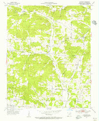 Charlotte Arkansas Historical topographic map, 1:24000 scale, 7.5 X 7.5 Minute, Year 1954