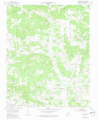 Charlotte Arkansas Historical topographic map, 1:24000 scale, 7.5 X 7.5 Minute, Year 1954
