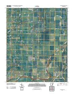 Chatfield Arkansas Historical topographic map, 1:24000 scale, 7.5 X 7.5 Minute, Year 2011