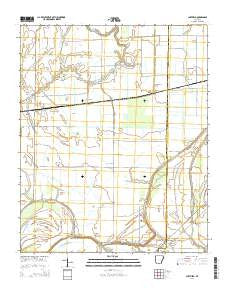 Chatfield Arkansas Current topographic map, 1:24000 scale, 7.5 X 7.5 Minute, Year 2014