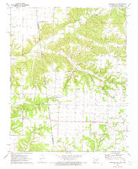 Cherokee City Arkansas Historical topographic map, 1:24000 scale, 7.5 X 7.5 Minute, Year 1971