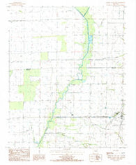 Cherry Valley West Arkansas Historical topographic map, 1:24000 scale, 7.5 X 7.5 Minute, Year 1984