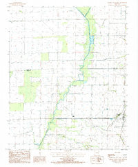 Cherry Valley West Arkansas Historical topographic map, 1:24000 scale, 7.5 X 7.5 Minute, Year 1984