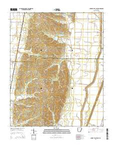 Cherry Valley East Arkansas Current topographic map, 1:24000 scale, 7.5 X 7.5 Minute, Year 2014