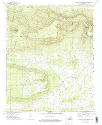 Chickalah Mountain East Arkansas Historical topographic map, 1:24000 scale, 7.5 X 7.5 Minute, Year 1972