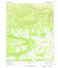 Chickalah Mountain East Arkansas Historical topographic map, 1:24000 scale, 7.5 X 7.5 Minute, Year 1972