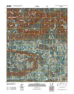 Chickalah Mountain East Arkansas Historical topographic map, 1:24000 scale, 7.5 X 7.5 Minute, Year 2011
