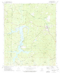 Chidester Arkansas Historical topographic map, 1:24000 scale, 7.5 X 7.5 Minute, Year 1973