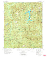 Chidester Arkansas Historical topographic map, 1:62500 scale, 15 X 15 Minute, Year 1978