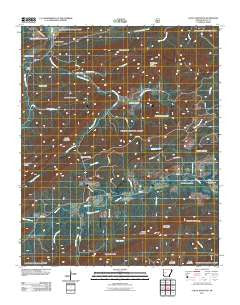 Chula Mountain Arkansas Historical topographic map, 1:24000 scale, 7.5 X 7.5 Minute, Year 2011