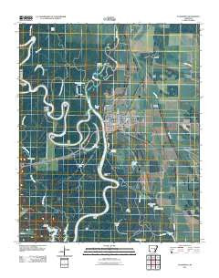 Clarendon Arkansas Historical topographic map, 1:24000 scale, 7.5 X 7.5 Minute, Year 2011