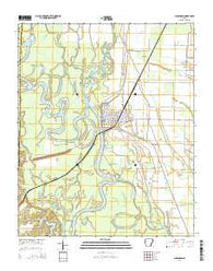 Clarendon Arkansas Current topographic map, 1:24000 scale, 7.5 X 7.5 Minute, Year 2014