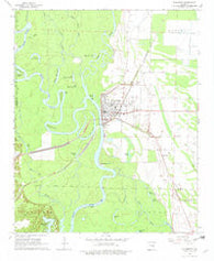 Clarendon Arkansas Historical topographic map, 1:24000 scale, 7.5 X 7.5 Minute, Year 1968