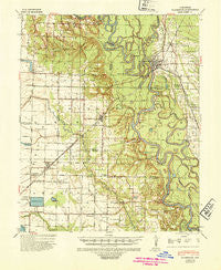 Clarendon Arkansas Historical topographic map, 1:62500 scale, 15 X 15 Minute, Year 1941
