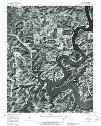 Clarkridge Arkansas Historical topographic map, 1:24000 scale, 7.5 X 7.5 Minute, Year 1979