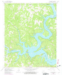 Clarkridge Arkansas Historical topographic map, 1:24000 scale, 7.5 X 7.5 Minute, Year 1965