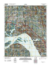 Clarksville Arkansas Historical topographic map, 1:24000 scale, 7.5 X 7.5 Minute, Year 2011