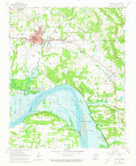 Clarksville Arkansas Historical topographic map, 1:24000 scale, 7.5 X 7.5 Minute, Year 1962