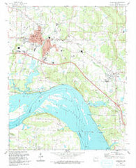 Clarksville Arkansas Historical topographic map, 1:24000 scale, 7.5 X 7.5 Minute, Year 1993