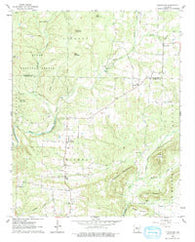 Cleveland Arkansas Historical topographic map, 1:24000 scale, 7.5 X 7.5 Minute, Year 1962