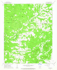 Cleveland Arkansas Historical topographic map, 1:24000 scale, 7.5 X 7.5 Minute, Year 1962