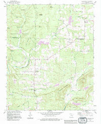 Cleveland Arkansas Historical topographic map, 1:24000 scale, 7.5 X 7.5 Minute, Year 1990