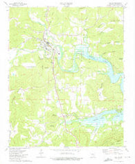 Clinton Arkansas Historical topographic map, 1:24000 scale, 7.5 X 7.5 Minute, Year 1973