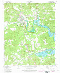 Clinton Arkansas Historical topographic map, 1:24000 scale, 7.5 X 7.5 Minute, Year 1973