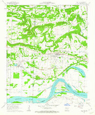 Coal Hill Arkansas Historical topographic map, 1:24000 scale, 7.5 X 7.5 Minute, Year 1961
