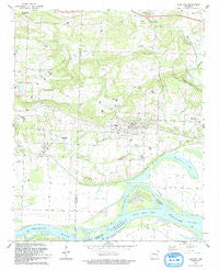 Coal Hill Arkansas Historical topographic map, 1:24000 scale, 7.5 X 7.5 Minute, Year 1993
