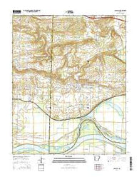 Coal Hill Arkansas Current topographic map, 1:24000 scale, 7.5 X 7.5 Minute, Year 2014