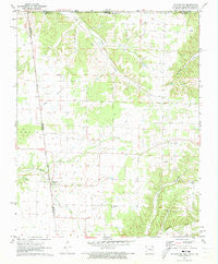 Colcord NE Arkansas Historical topographic map, 1:24000 scale, 7.5 X 7.5 Minute, Year 1971