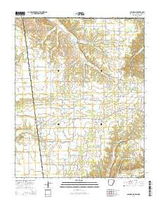 Colcord NE Arkansas Current topographic map, 1:24000 scale, 7.5 X 7.5 Minute, Year 2014